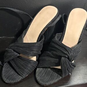 Loeffler Randall Reed Black Knotted Heels